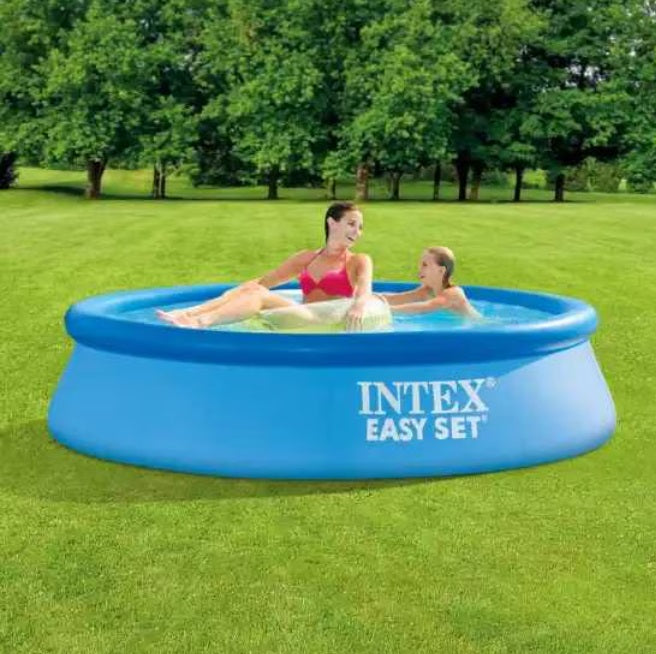 Piscina gonflabila Easy Set Intex D244xH61 cm + pompa umflat Intex
