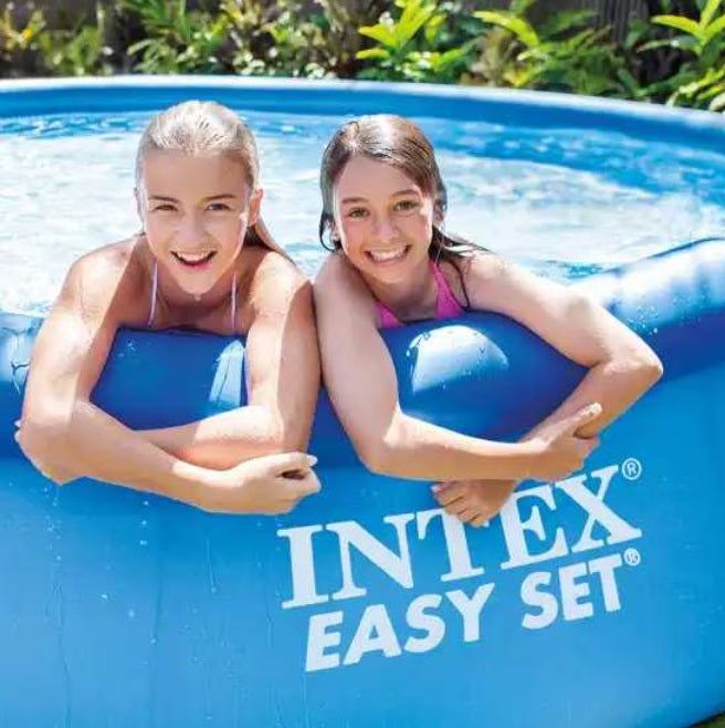Piscina gonflabila Easy Set Intex D244xH61 cm + pompa umflat Intex