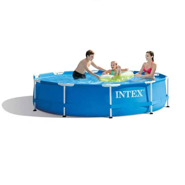 Piscina cu cadru meltalic Metal Frame Intex, D305xH76, prelata acoperire, prelata suport