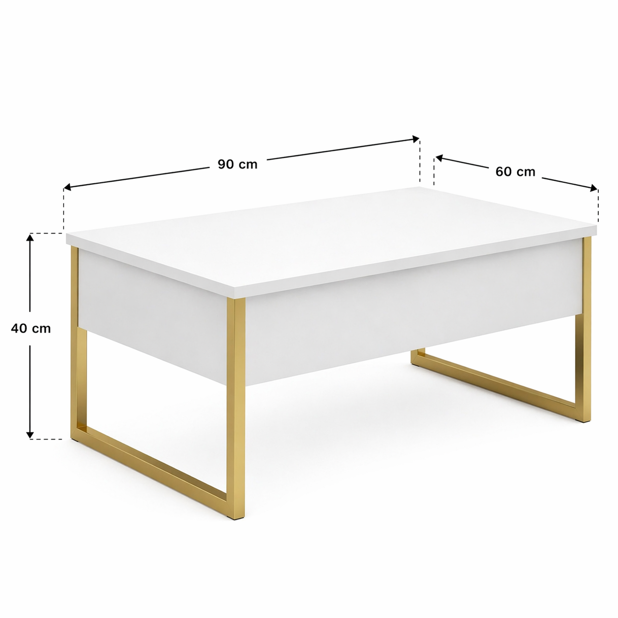 Masuta cafea, desing elegant,  90x60x40 cm