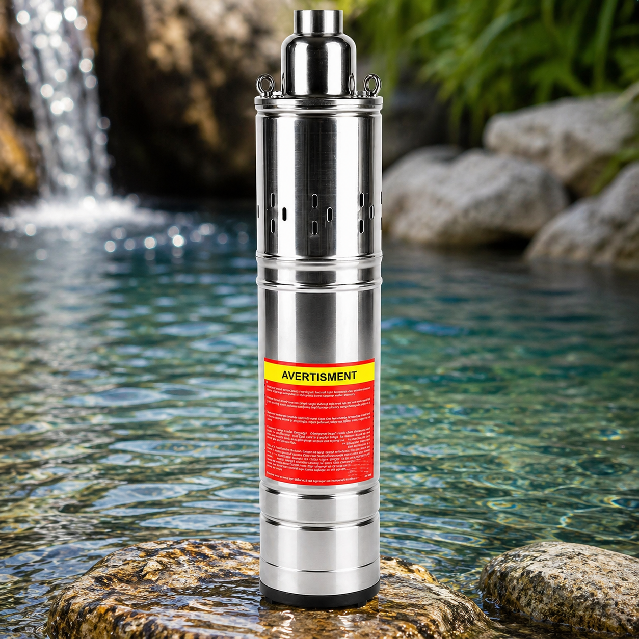 Pompa submersibila apa , 1100W, 1.5HP, Debit 3.6 m³/h, adancime 120m, inox