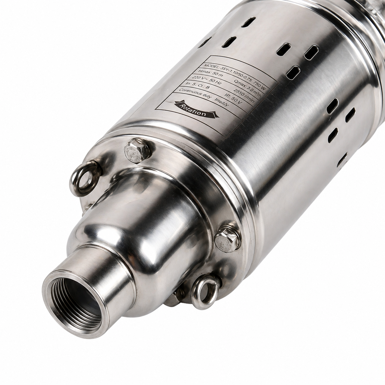 Pompa submersibila apa , 1100W, 1.5HP, Debit 3.6 m³/h, adancime 120m, inox