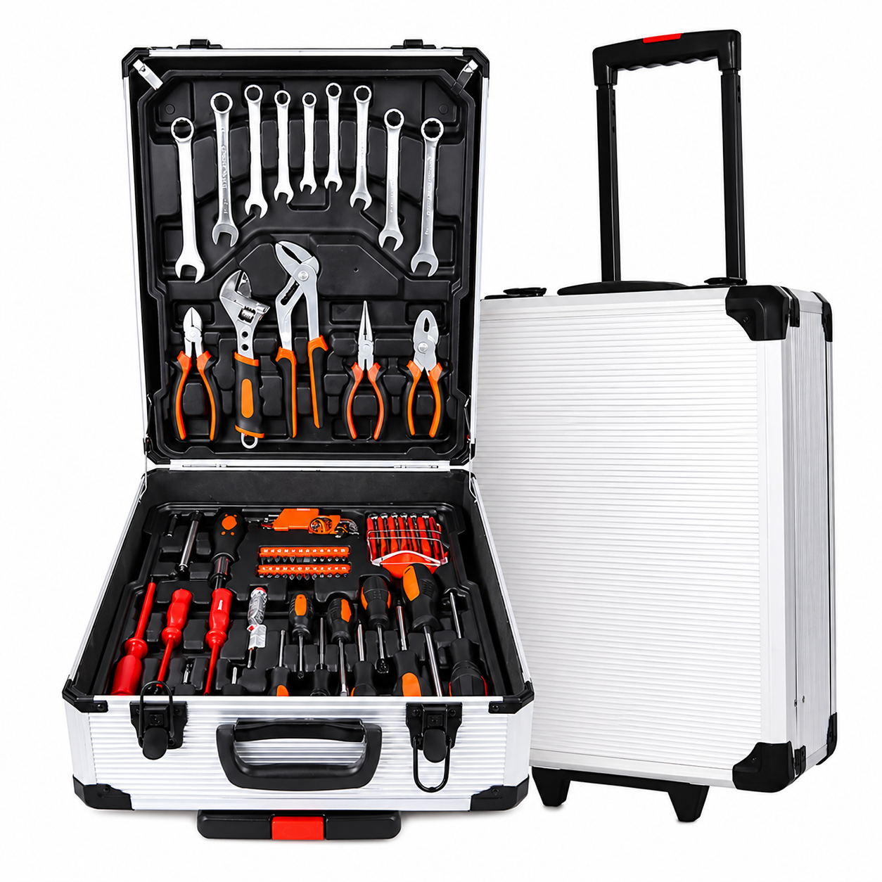 Trusa scule 187 piese, set complet profesional in carcasa rigida