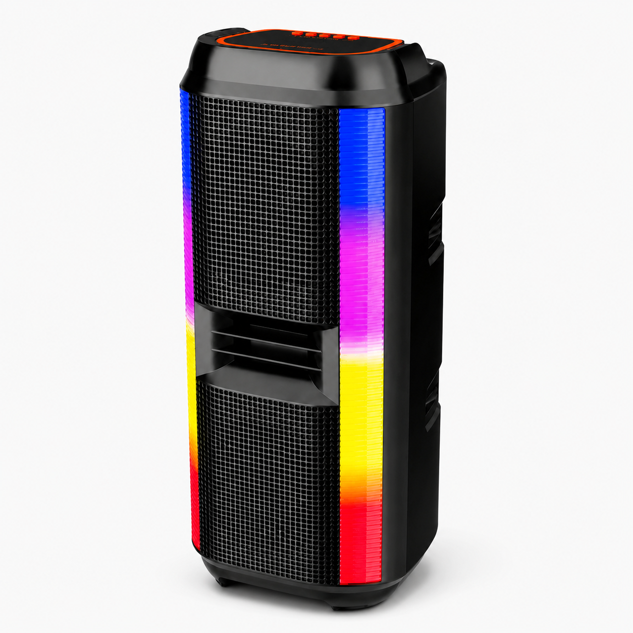 Boxa Portabila Bluetooth Sing-e ZQS42101, 200W, 2 x Difuzoare 4", Bluetooth 5.0, Lumini LED RGB, USB, TF Card, Acumulator 2500 mAh