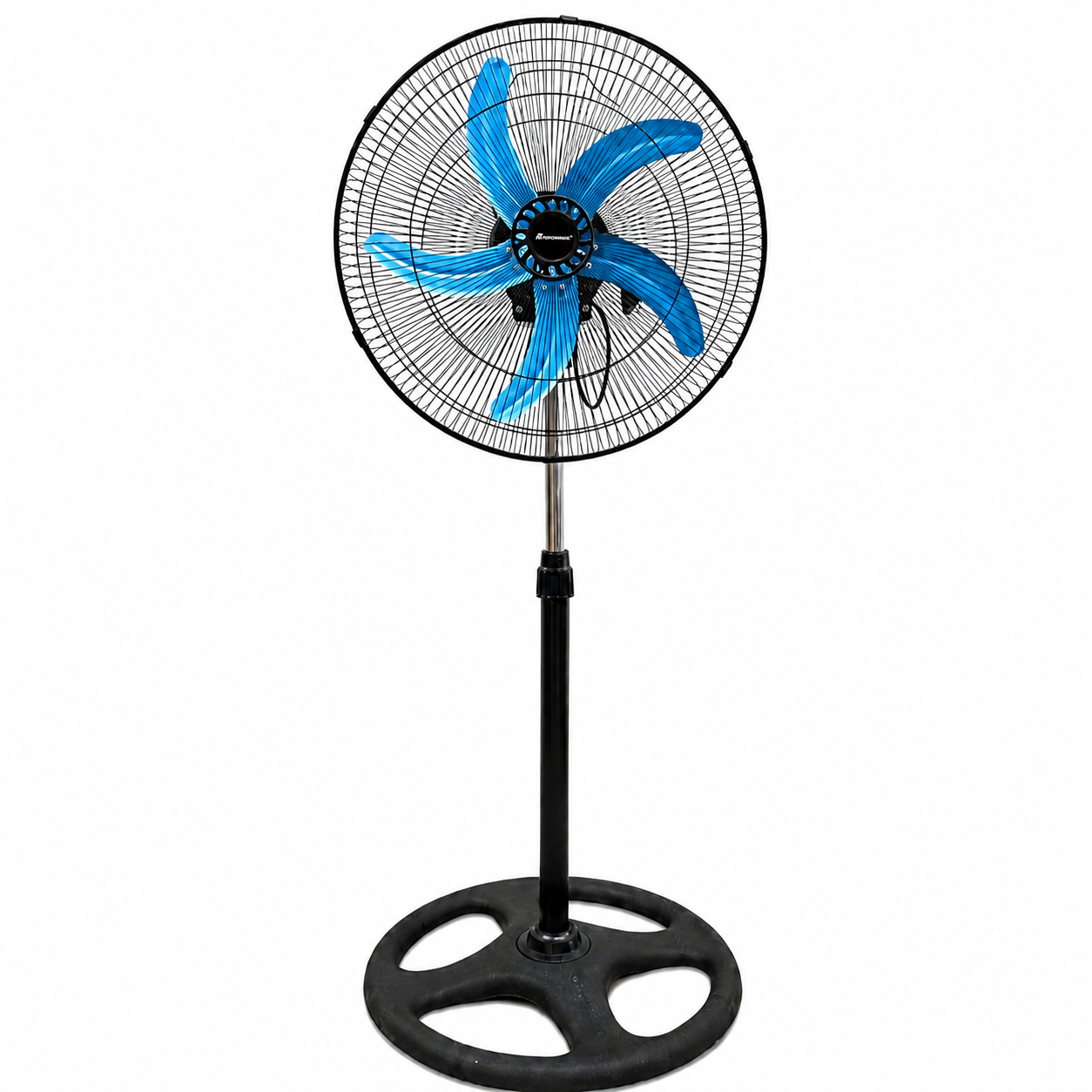 Ventilator 3 în 1, 65W, 18 Inch, podea, perete și picior, 3 viteze, sscilatie, reglabil pe inaltime