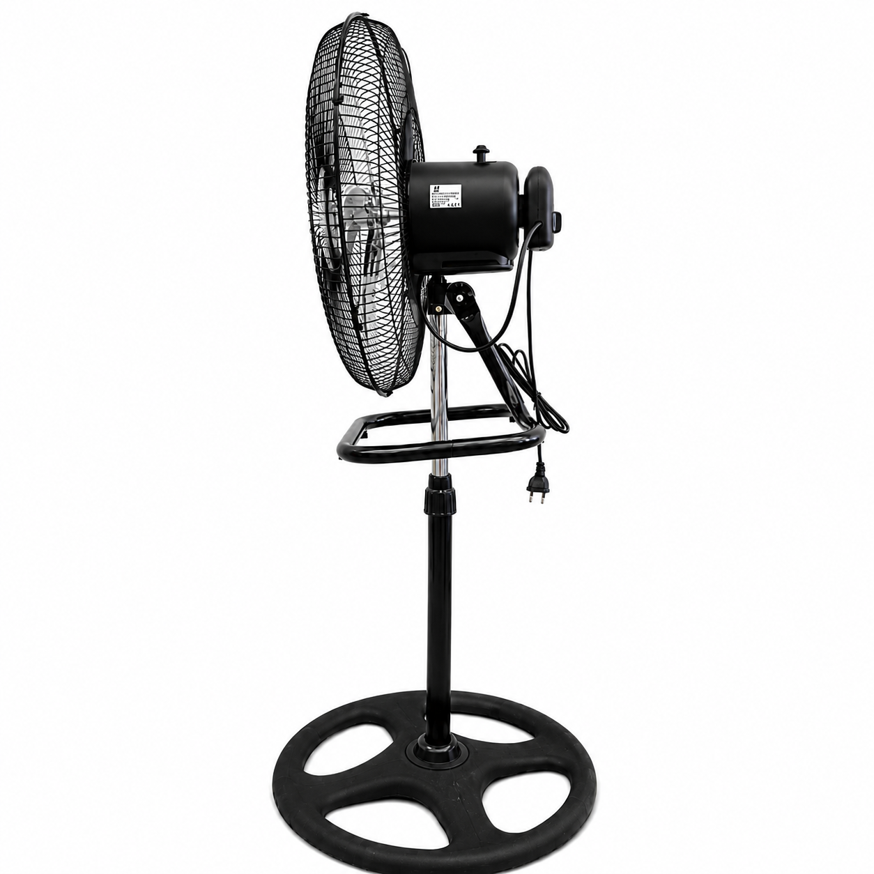 Ventilator 3 în 1, 65W, 18 Inch, podea, perete și picior, 3 viteze, sscilatie, reglabil pe inaltime