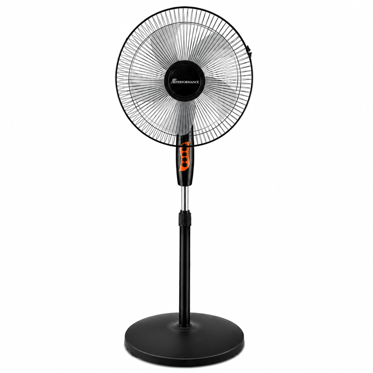 Ventilator cu picior, 65W, 16 Inch, 3 viteze, oscilatie automată, inaltime reglabila