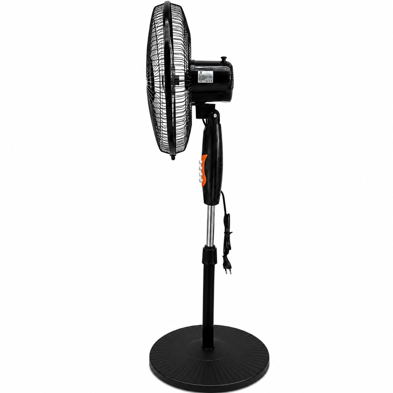 Ventilator cu picior, 65W, 16 Inch, 3 viteze, oscilatie automată, inaltime reglabila