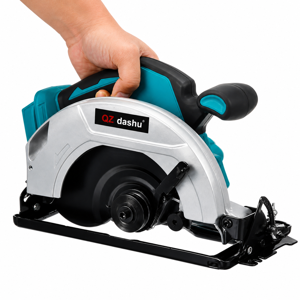 Fierastrau circular electric 1200W, 2 baterii 36V, 10000rpm, 185mm, motor fara perii, taieri precise