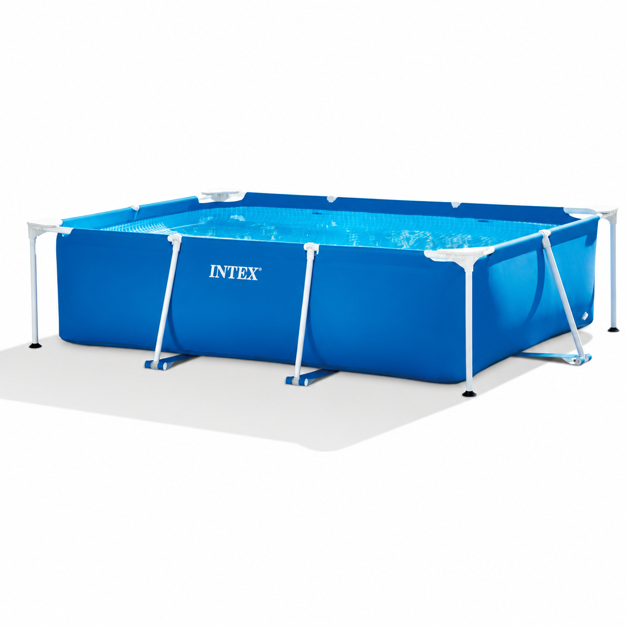 Piscina rectangulara cu cadru meltalic Metal Frame Intex, 220x150xH60 cm