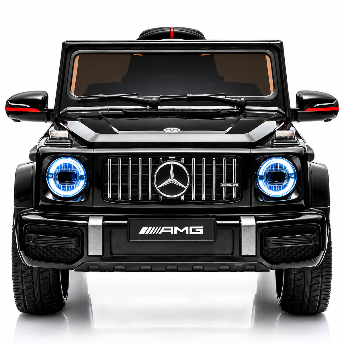 Masina Electrica Mercedes-Benz AMG G63 pentru Copii, Licentiata Oficial, 12V 4.5Ah, 2 Motoare 30W, Telecomanda 2.4G, Suspensii, LED, Bluetooth, USB, FM Radio