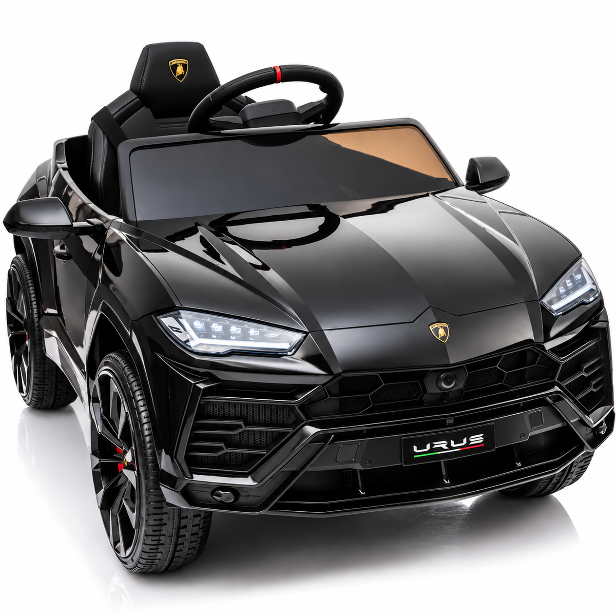 Masina Electrica Lamborghini Urus pentru Copii, Licentiata Oficial, 12V 4.5Ah, 2 Motoare 25W, Telecomanda 2.4G, USB, MP3, FM Radio