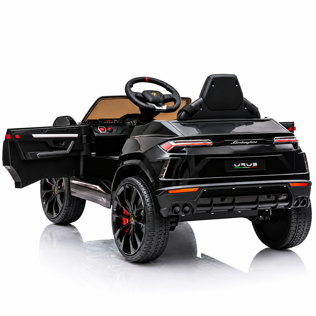 Masina Electrica Lamborghini Urus pentru Copii, Licentiata Oficial, 12V 4.5Ah, 2 Motoare 25W, Telecomanda 2.4G, USB, MP3, FM Radio