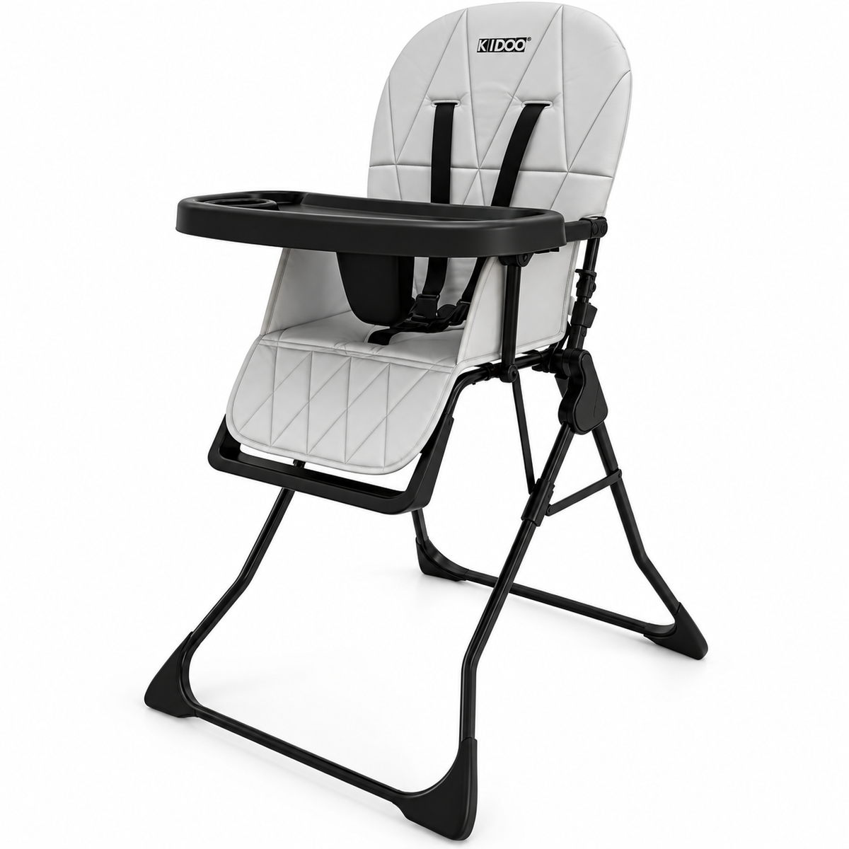 Scaun de Masa Pliabil KIDOO pentru Copii, 6-36 Luni, Tavita, Structura Metalica, Pliere Compacta