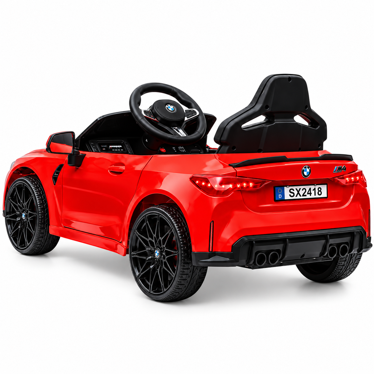 Masinuta Electrica BMW KIDOO pentru Copii, Licentiata Oficial, 12V, Telecomanda Parentala, MP3, USB, Bluetooth, Lumini LED, Max. 30 kg, 3-8 Ani