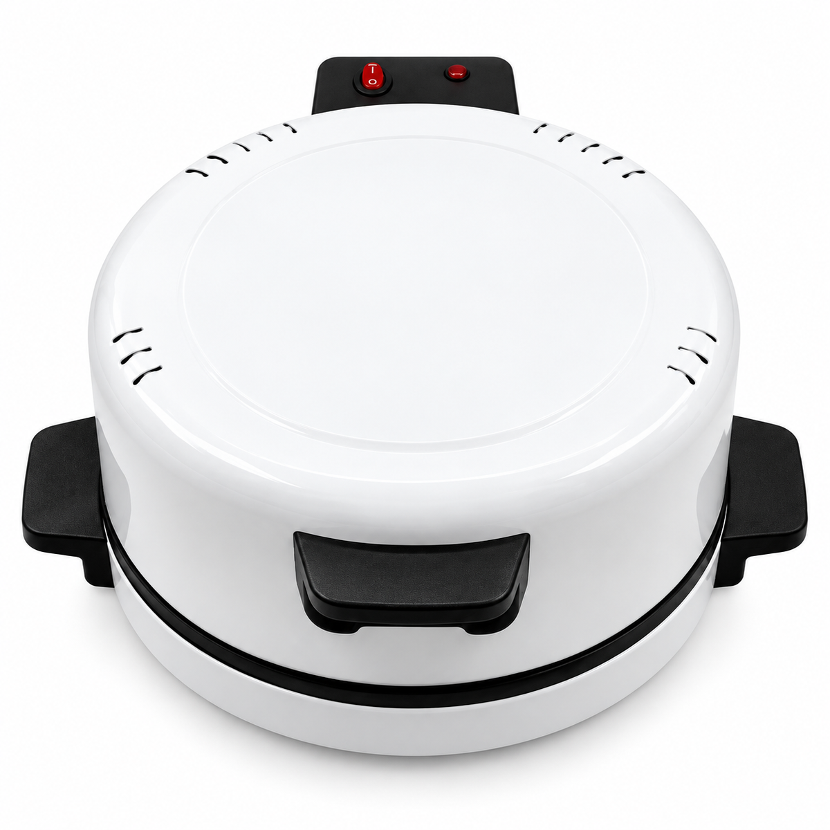 Cuptor Electric pentru Pizza, 3000W, Incalzire Sus-Jos, Tavita Rotunda, Capac Rabatabil, Design Compact
