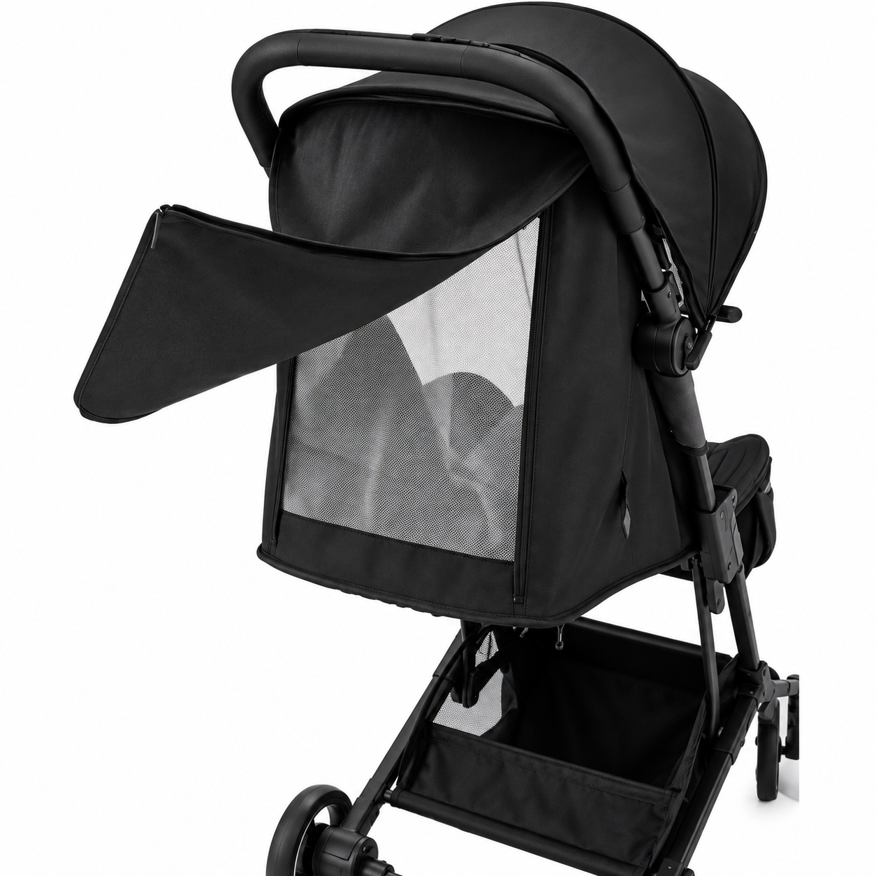 Carucior pliabil AT PERFORMANCE pentru copii, ultra compact, cadru din aluminiu, 5 kg, 6-36 luni, ideal pentru calatorii si avion