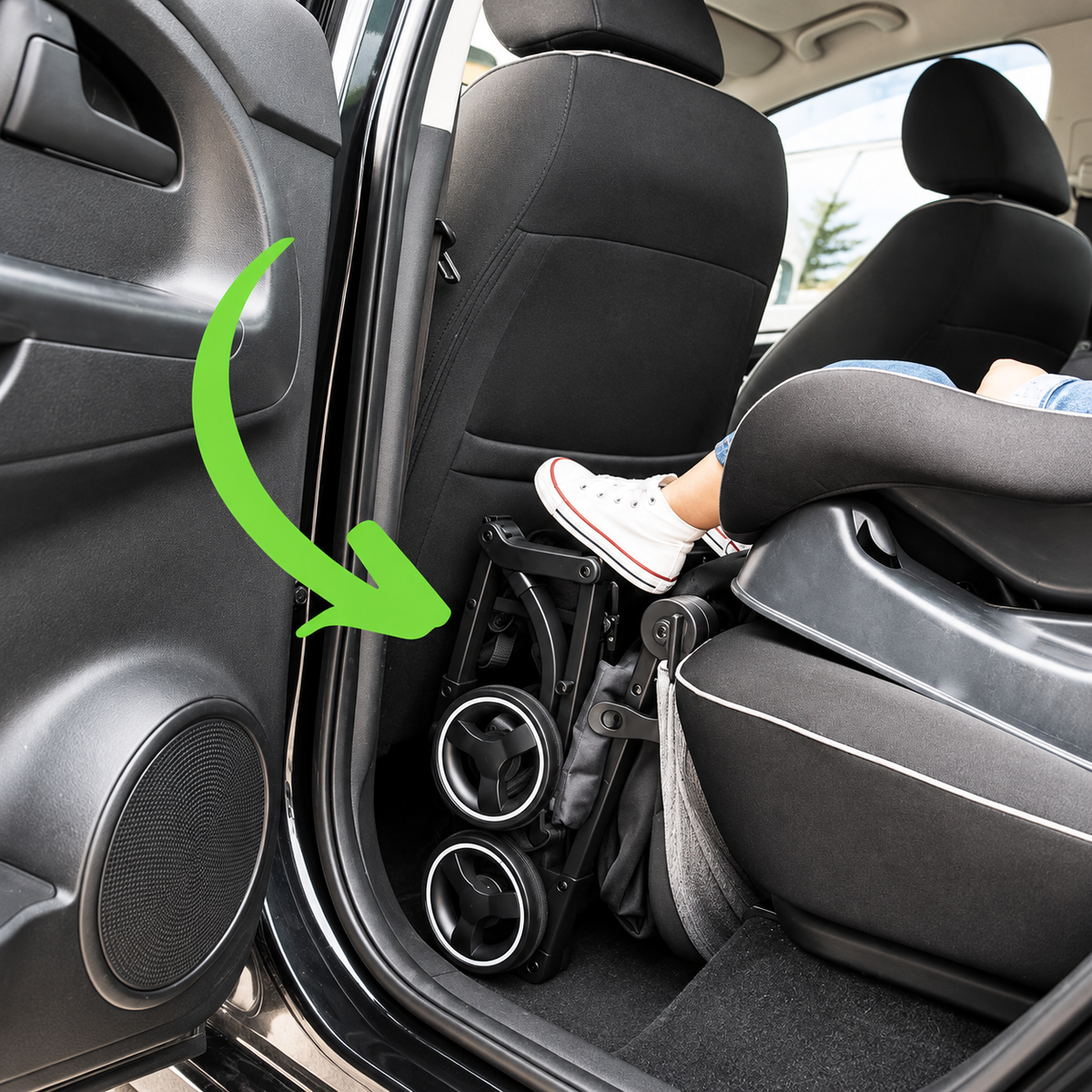 Carucior pliabil AT PERFORMANCE pentru copii, ultra compact, cadru din aluminiu, 5 kg, 6-36 luni, ideal pentru calatorii si avion