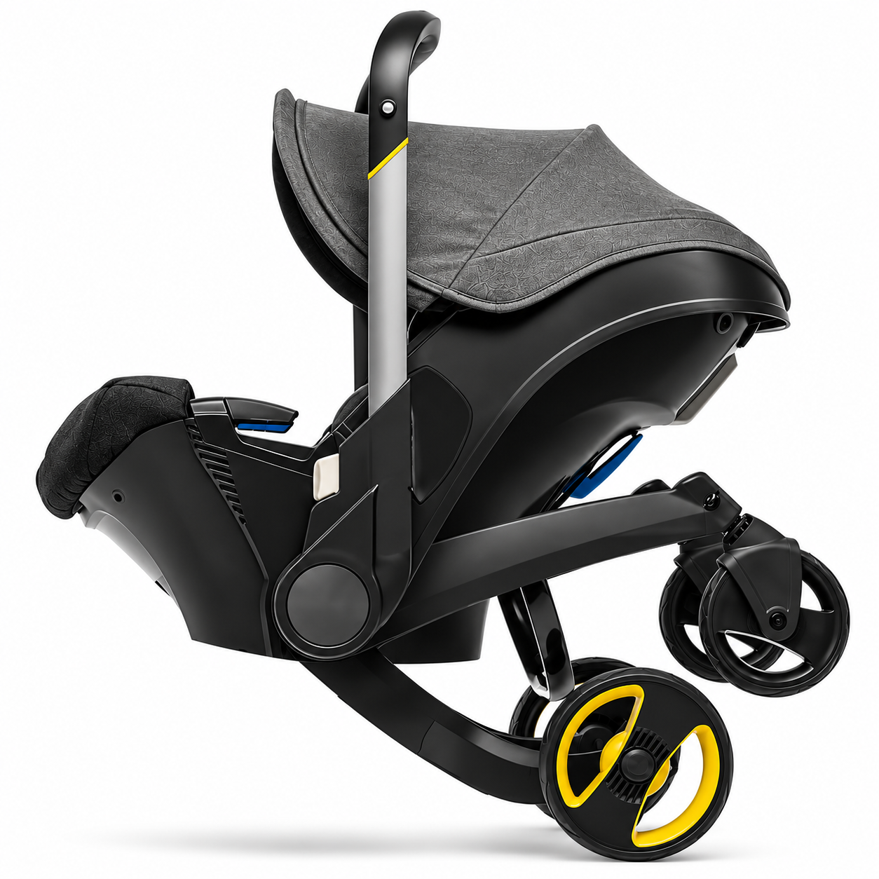 Carucior Travel 2 in 1 KIDOO pentru Bebelusi, 0-18 Luni, 0-13 kg, Compact si Pliabil