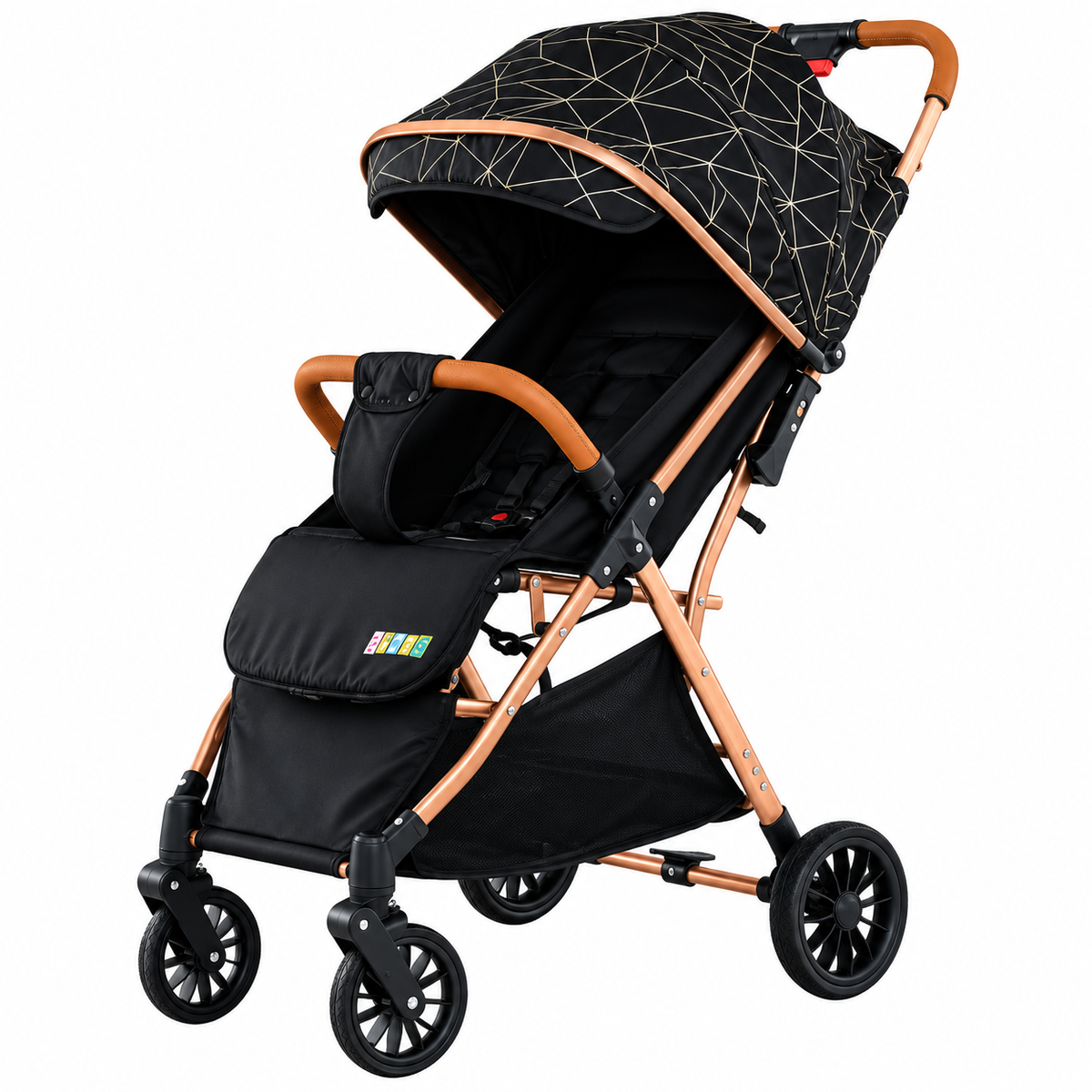 Carucior pliabil KIDOO pentru copii, 0-36 luni, spatar reglabil, copertina mare, capacitate maxima 22 kg