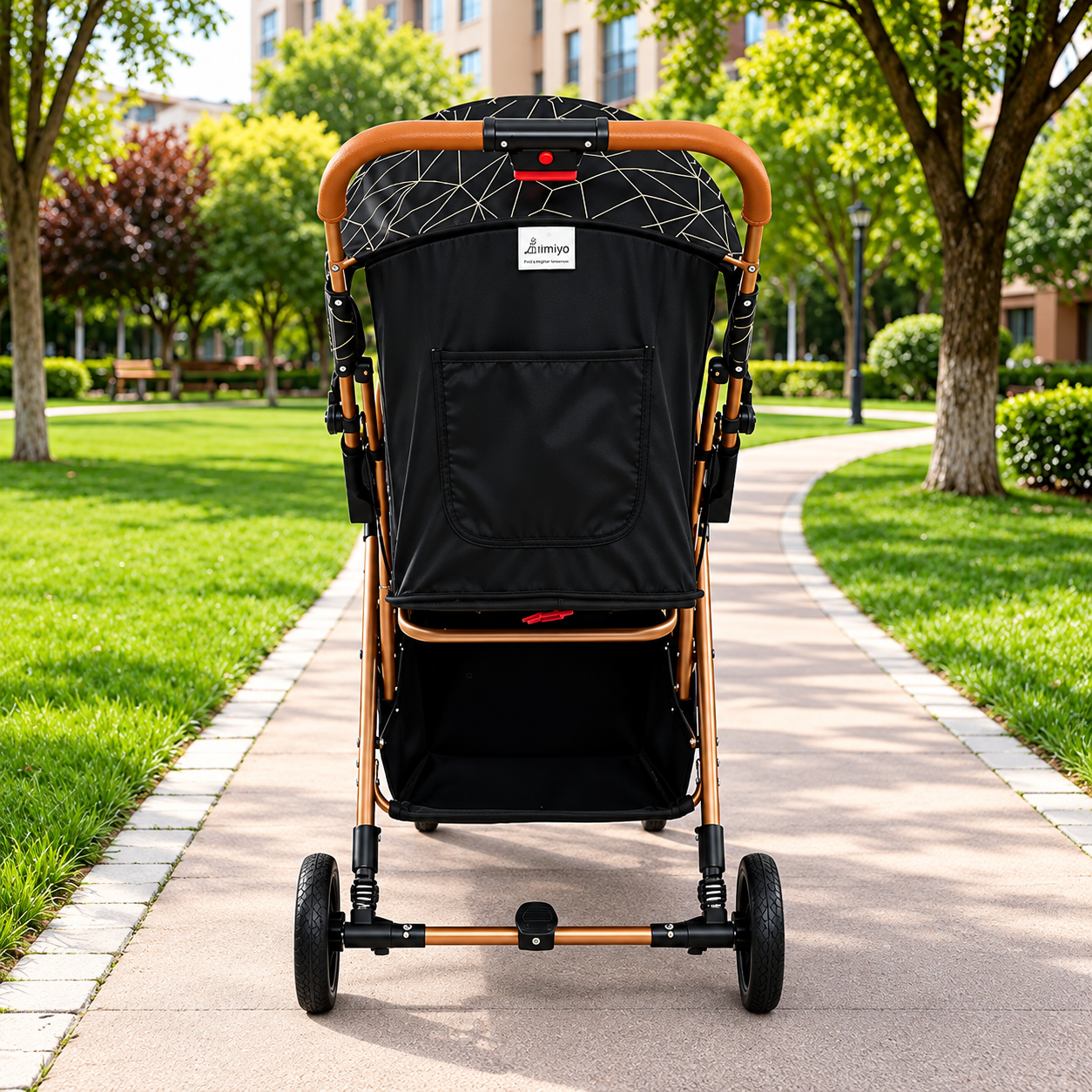 Carucior pliabil KIDOO pentru copii, 0-36 luni, spatar reglabil, copertina mare, capacitate maxima 22 kg