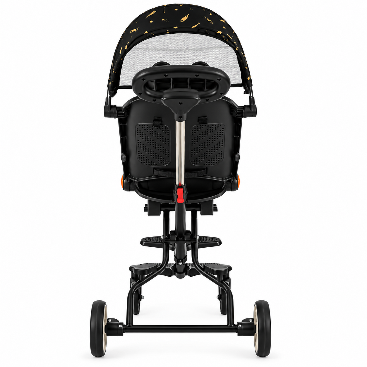 Carucior pliabil KIDOO, compact și ușor, pliere rapida, copertina extensibila, cos de depozitare, pentru copii 6–36 luni