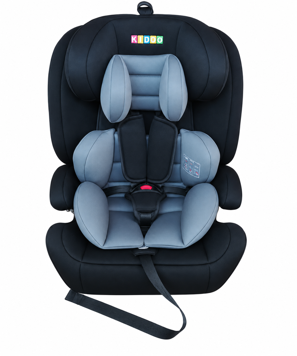 Scaun auto copii KIDOO, i-Size 76–150 cm, ISOFIX, top tether, centura 5 puncte, tetiera reglabila, protecție laterala, R129