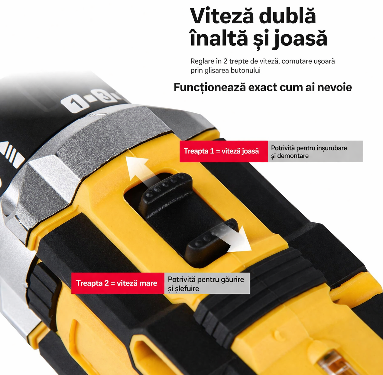 Trusa Bormasina 36V, 2 acumulatori, incarcator, 30 accesorii