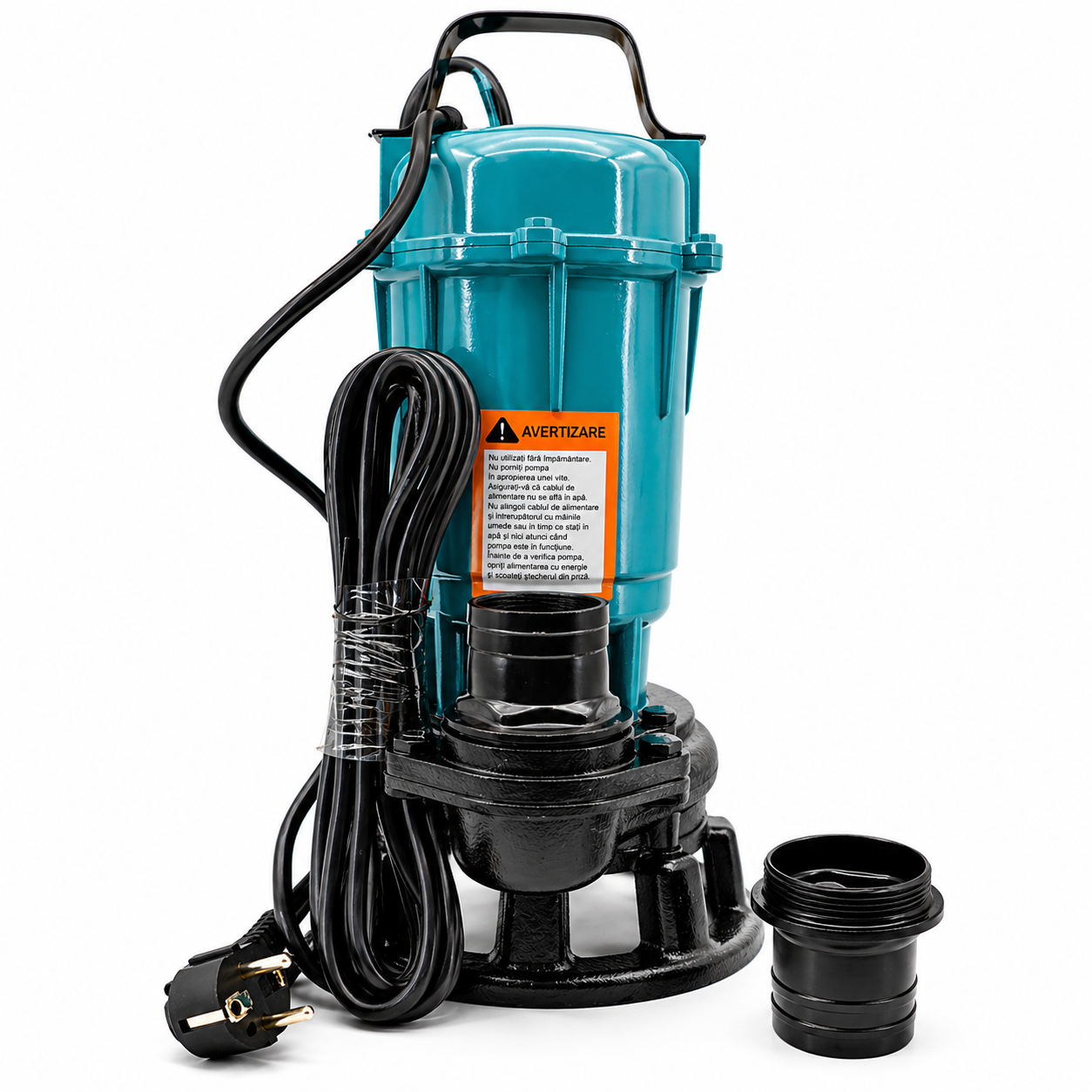 Pompa submersibila apa murdara cu tocator 1500W, 12000 l/h, 9m