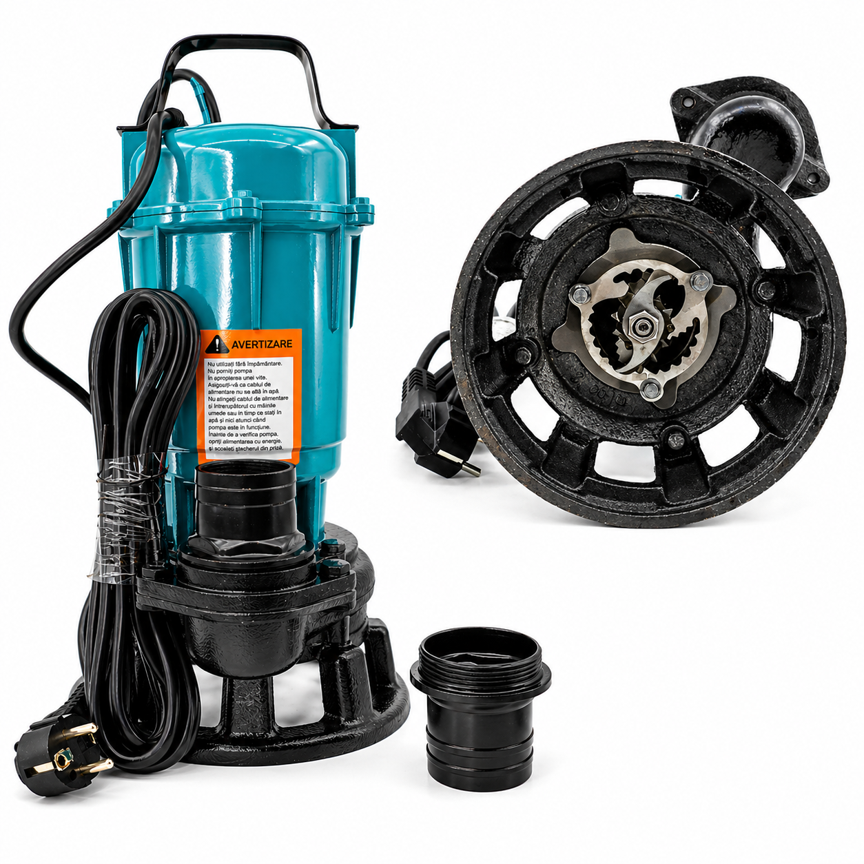 Pompa submersibila apa murdara cu tocator 1500W, 12000 l/h, 9m