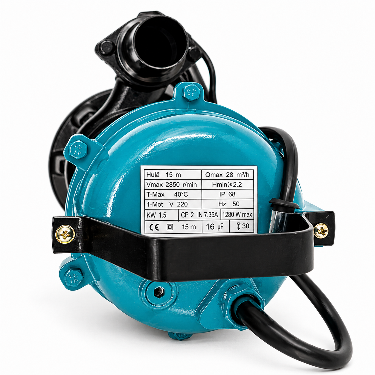 Pompa submersibila apa murdara cu tocator 1500W, 12000 l/h, 9m
