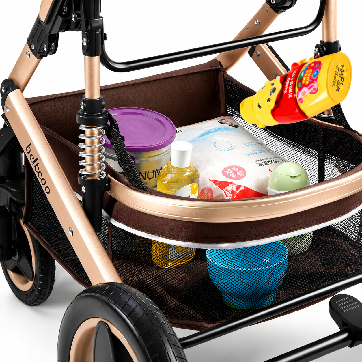 Carucior multifuncțional 2 în 1, landou + modul sport, 0–36 luni, max. 25 kg, suspensii, sezut reversibil