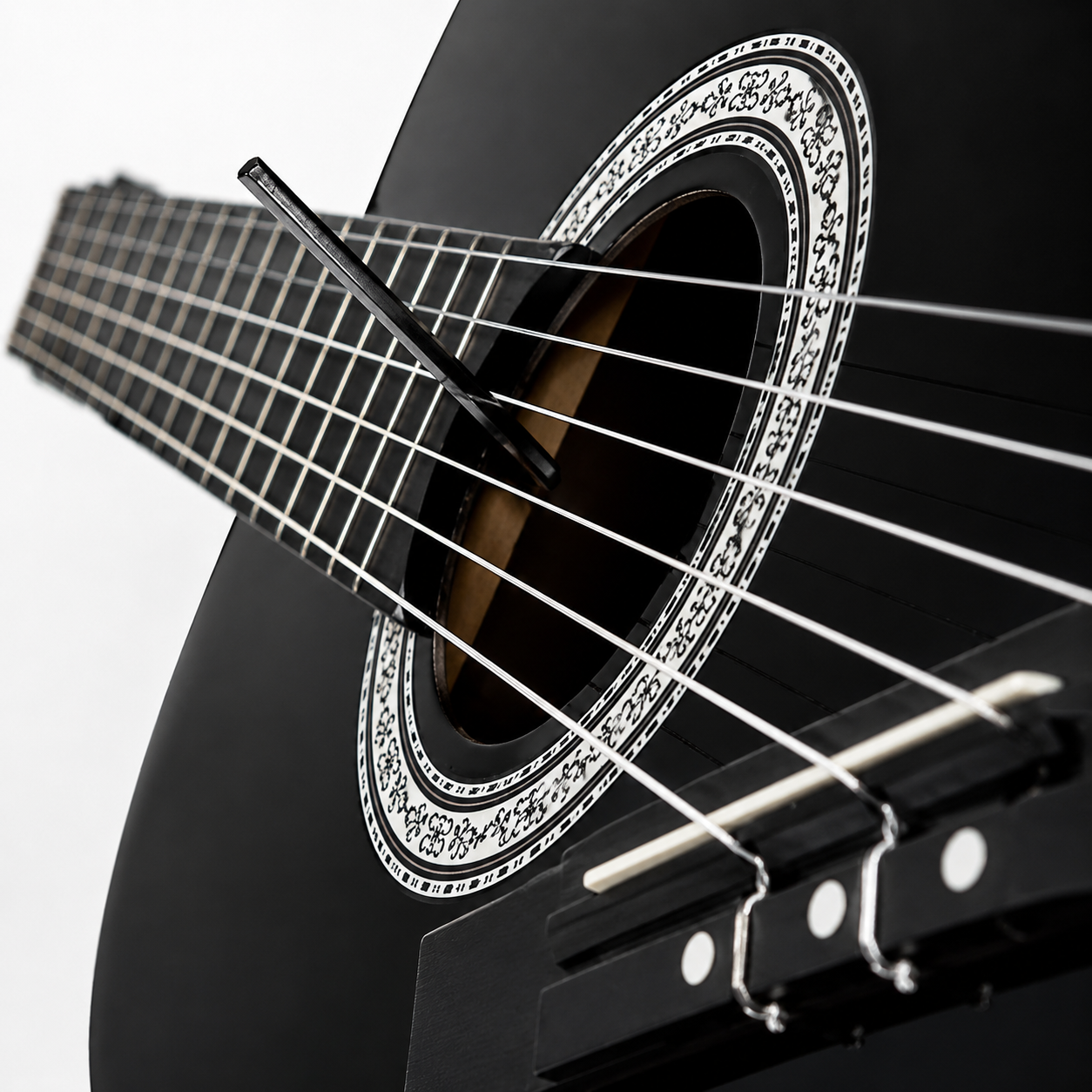Chitara acustica, marime 4/4, 6 corzi metalice, 20 taste, pentru incepatori si copii, lemn