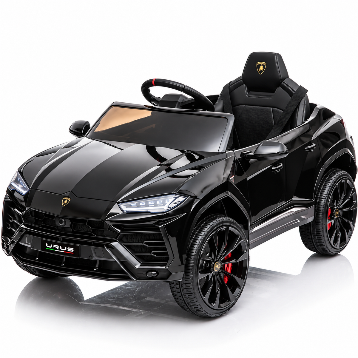 Masina Electrica Lamborghini Urus pentru Copii, Licentiata Oficial, 12V 4.5Ah, 2 Motoare 25W, Telecomanda 2.4G, USB, MP3, FM Radio