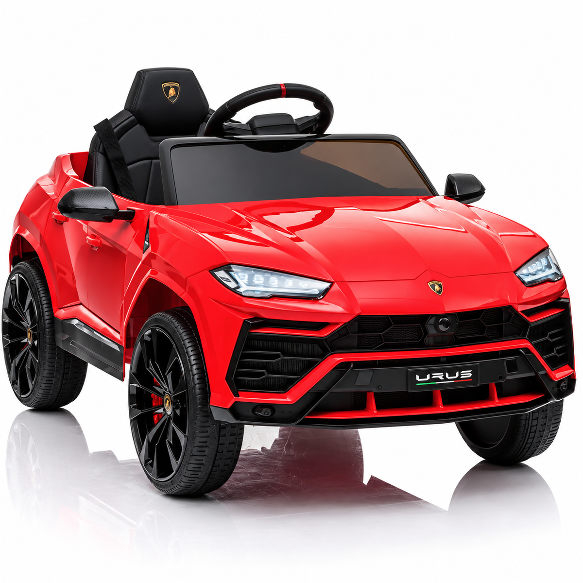 Masina Electrica Lamborghini Urus pentru Copii, Licentiata Oficial, 12V 4.5Ah, 2 Motoare 25W, Telecomanda 2.4G, USB, MP3, FM Radio