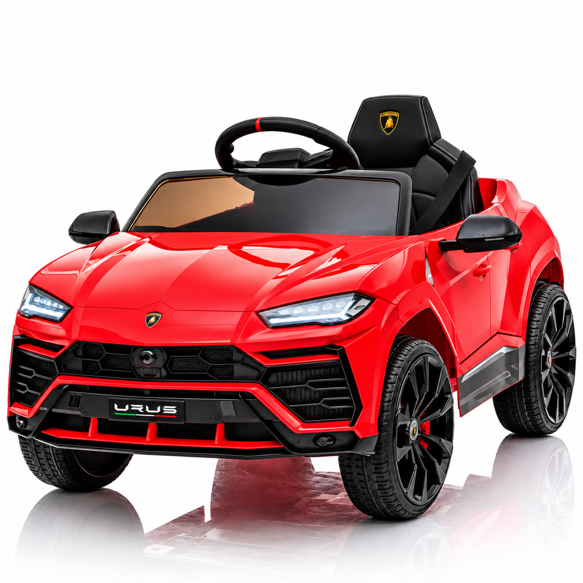 Masina Electrica Lamborghini Urus pentru Copii, Licentiata Oficial, 12V 4.5Ah, 2 Motoare 25W, Telecomanda 2.4G, USB, MP3, FM Radio