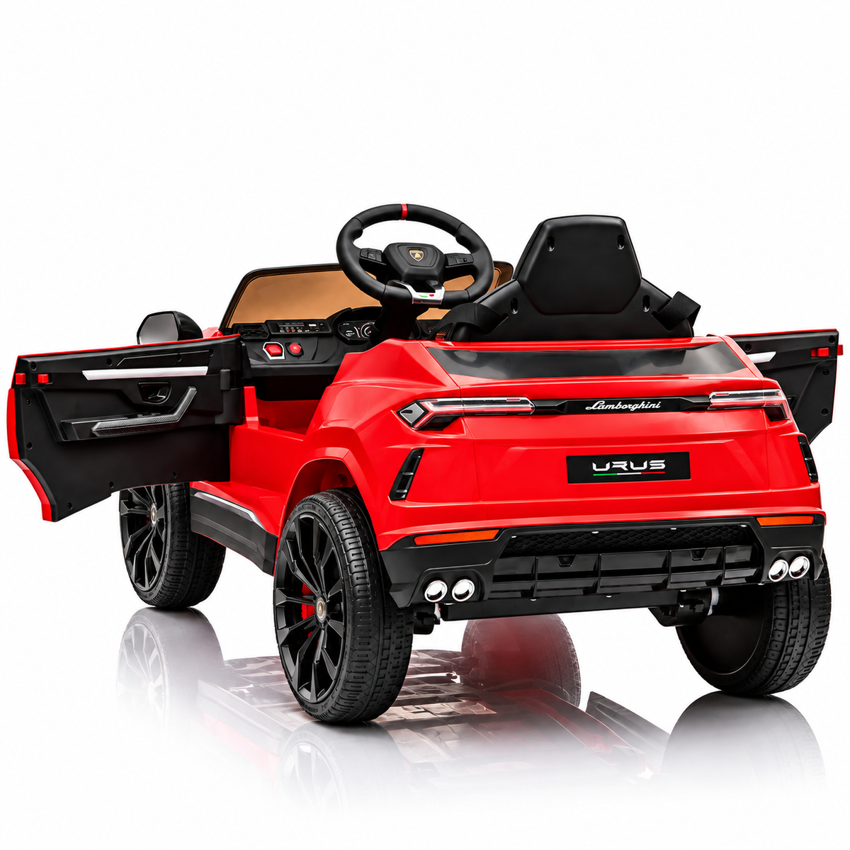 Masina Electrica Lamborghini Urus pentru Copii, Licentiata Oficial, 12V 4.5Ah, 2 Motoare 25W, Telecomanda 2.4G, USB, MP3, FM Radio