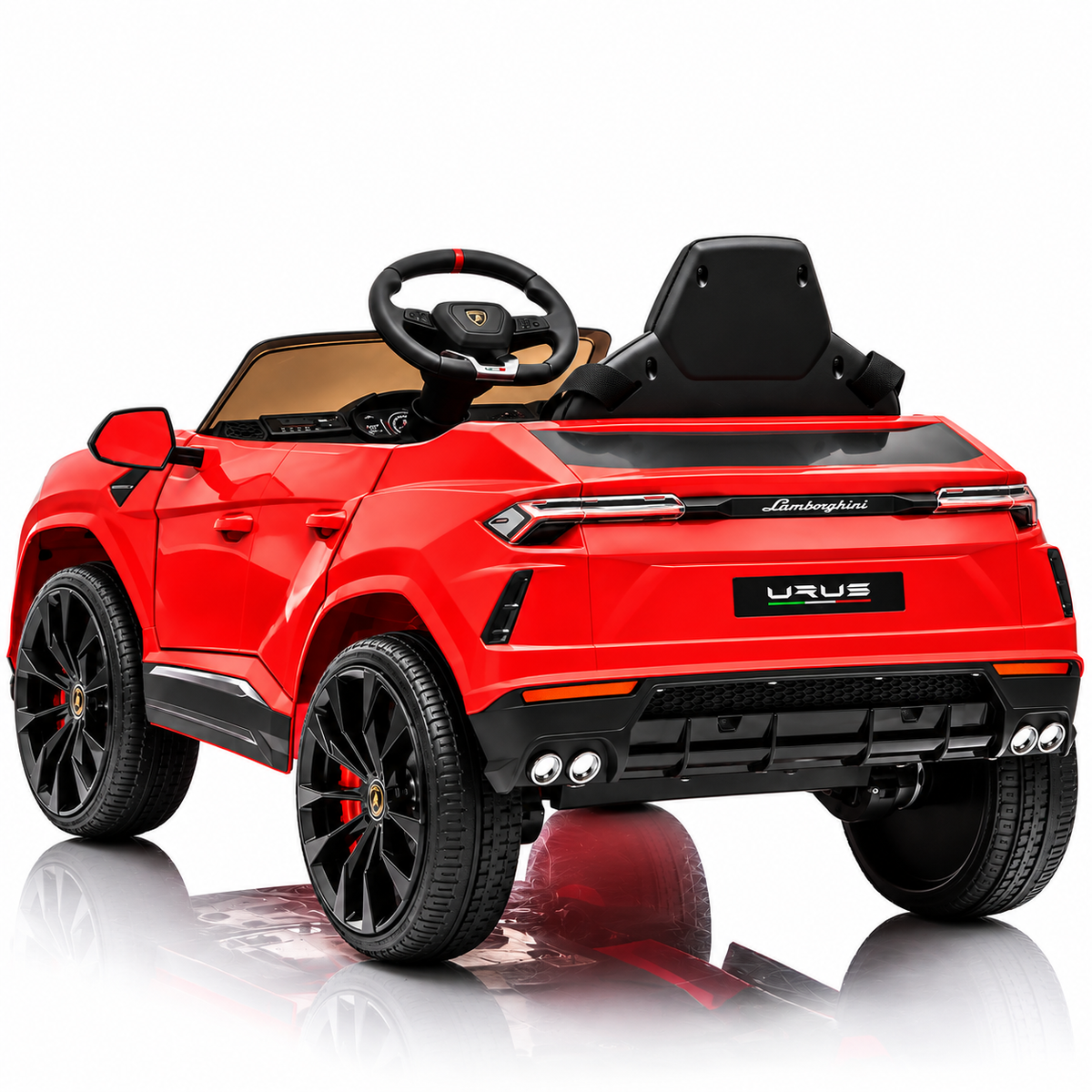 Masina Electrica Lamborghini Urus pentru Copii, Licentiata Oficial, 12V 4.5Ah, 2 Motoare 25W, Telecomanda 2.4G, USB, MP3, FM Radio