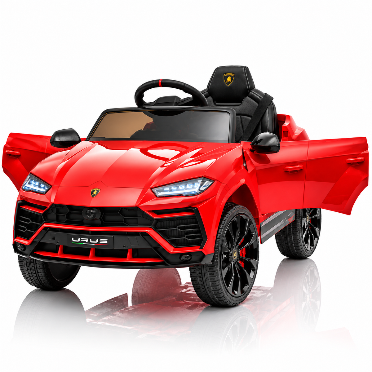 Masina Electrica Lamborghini Urus pentru Copii, Licentiata Oficial, 12V 4.5Ah, 2 Motoare 25W, Telecomanda 2.4G, USB, MP3, FM Radio