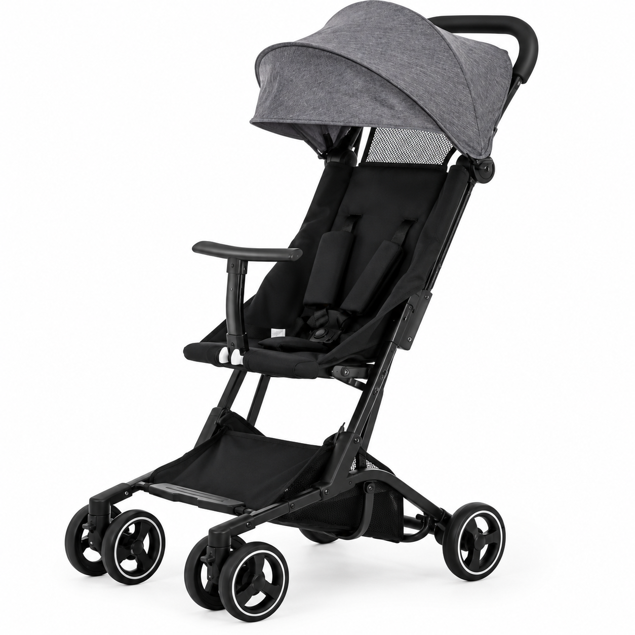Carucior pliabil AT PERFORMANCE pentru copii, ultra compact, cadru din aluminiu, 5 kg, 6-36 luni, ideal pentru calatorii si avion