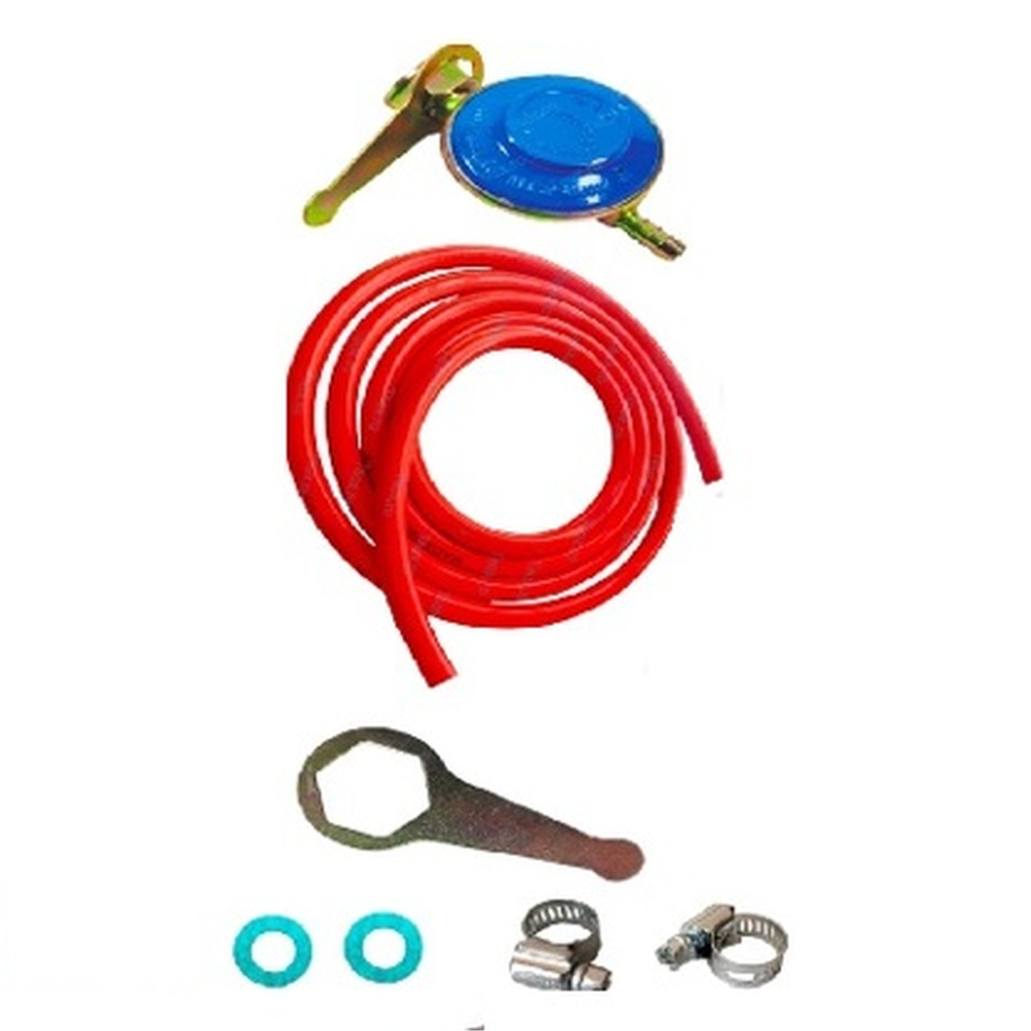 Aragaz plita pe gaz, 4 ochiuri, alimentare la butelie, set complet accesorii inclus, 60x50 cm